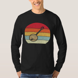 T-shirt Banjo Vintage rétro détendu Banjoist Jouer