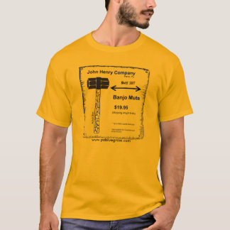T-shirt BanjoMuteShirt, www.pabluegrass.com