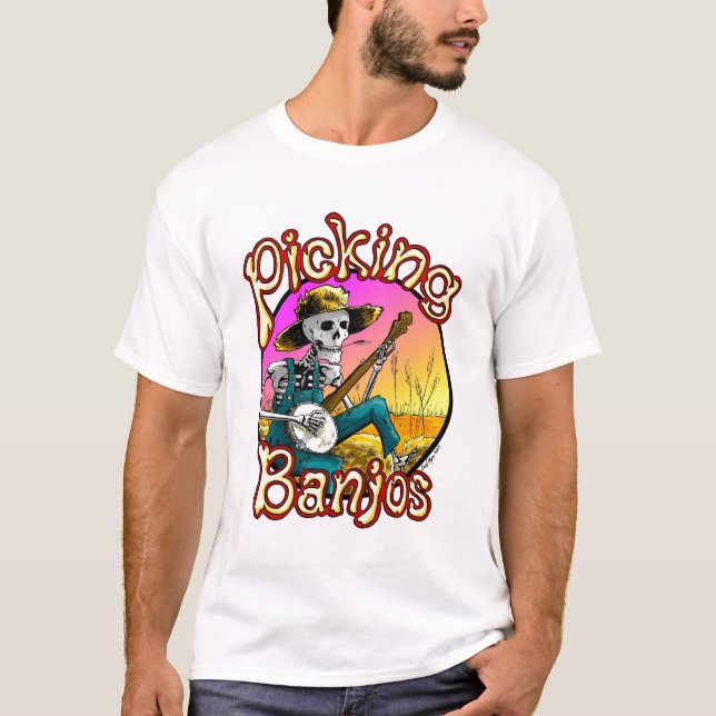 T-shirt Banjos de cueillette (Devant)