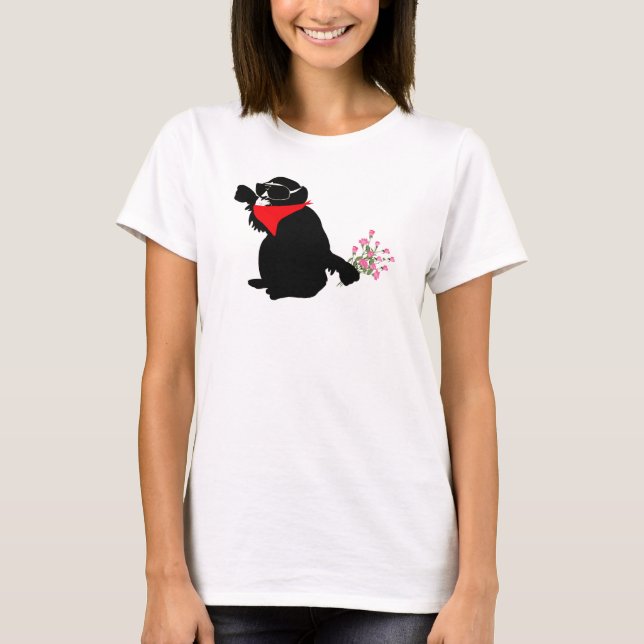 T-shirt banksy monkey (Devant)