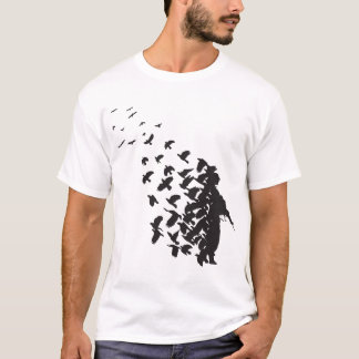 T-shirt Banksy Soldier Pigeons de la Paix Hipster Hommes F