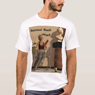 T-shirt bannedbookweek., interdit la semaine du livre