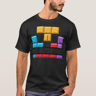 T-shirt bannière Gaming blocs amusants