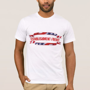 T-shirt Bannières rouge, blanc et bleu
