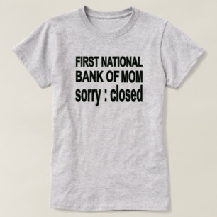T-shirt Banque de chemise de maman