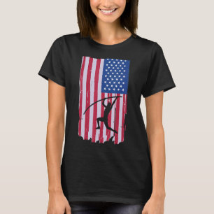 T-shirt Banque de drapeaux américains