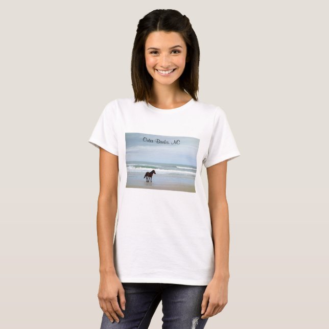 T-shirt Banques extérieures du Cheval sauvage (Devant entier)