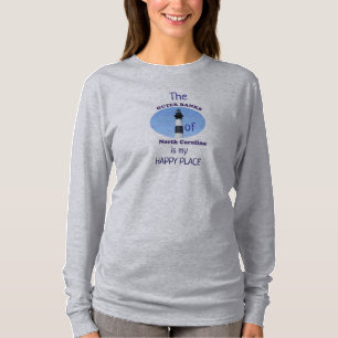 T-shirt Banques extérieures — Mon Happy Place — Manches lo