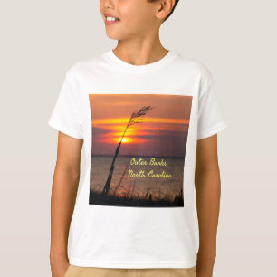 T-shirt Banques extérieures Plage de Caroline du Nord Suns