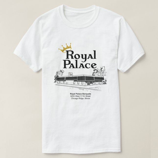 T-shirt Banquets du Palais Royal, Chicago Ridge, IL (Design devant)