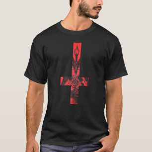T-shirt Baphomet Est Mon Esprit Animal Satan Black Cult Sh