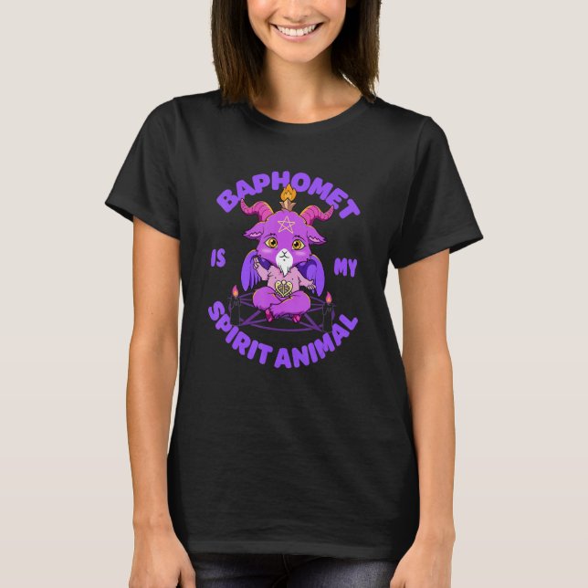 T-shirt Baphomet My Spirit Animal Esoteric mignon Satanic  (Devant)