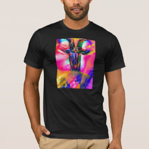 T-shirt Baphomet psychédélique