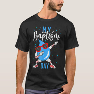 T-shirt Baptême Dabbing Chemise chrétienne Chemises Dieu B