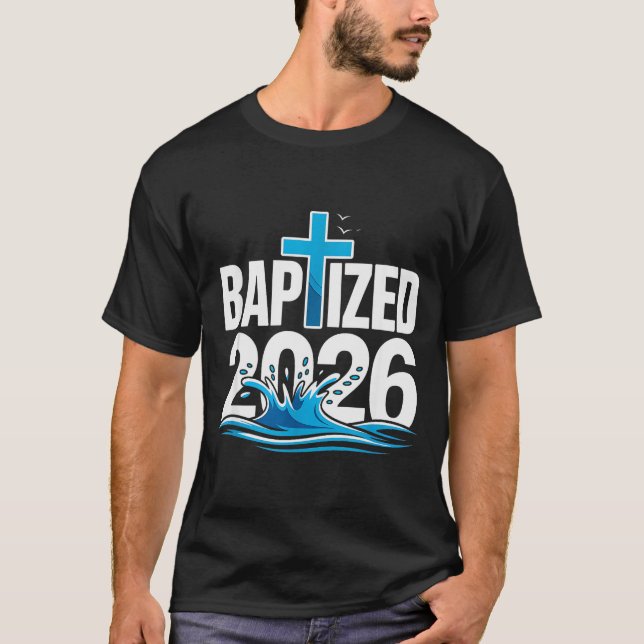 T-shirt Baptized 2026  (Devant)