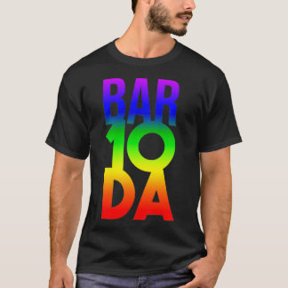T-shirt BAR 10 DA Bartender FIDE Rainbow Funny Bartender