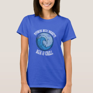 T-shirt Bar et Grill Vintage Beach Bum Brad