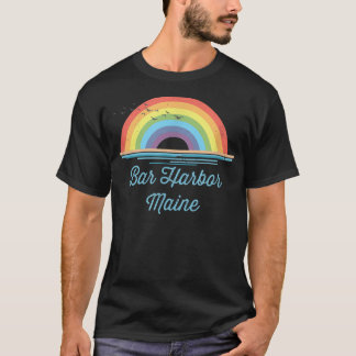 T-shirt Bar Harbour Maine Souvenir Graphisme