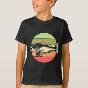 T-shirt Bar rayé vintage strippeur pêcheur drôle