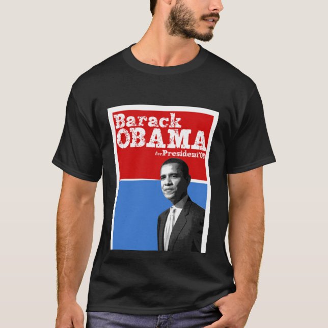 T-SHIRT BARACK OBAMA '08 (Devant)