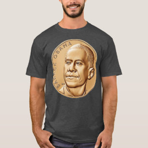 T-shirt Barack Obama Collecteur de pièces Mint États-Unis