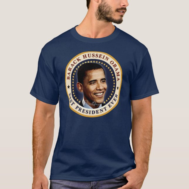 T-shirt Barack Obama - Le meilleur président jamais (Devant)