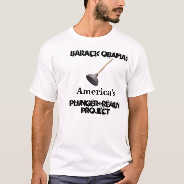 T-shirt Barack Obama : Le projet Plongeur-Prêt de (Devant)