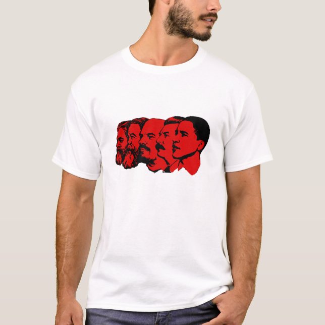T-shirt Barack Obama le socialiste (Devant)