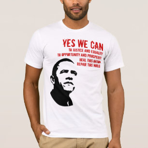 T-shirt Barack Obama : OUI NOUS POUVONS… RD