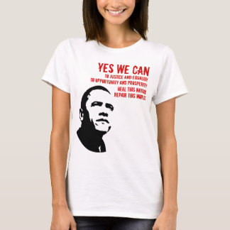 T-shirt Barack Obama : OUI NOUS POUVONS… rd