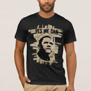 T-shirt Barack Obama.Stencil.rock back-end