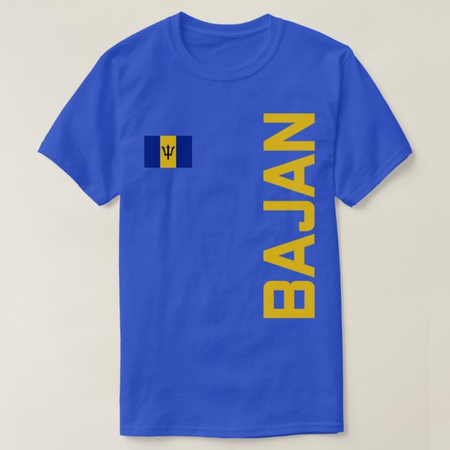 T-SHIRT BARBADOS BAJAN FAIT EN (Design devant)