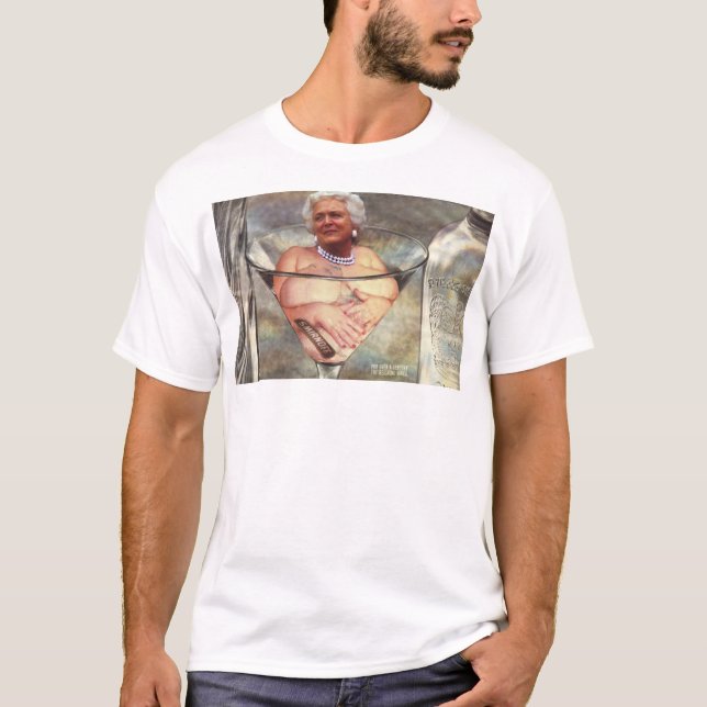 T-shirt Barbara Bush (Devant)