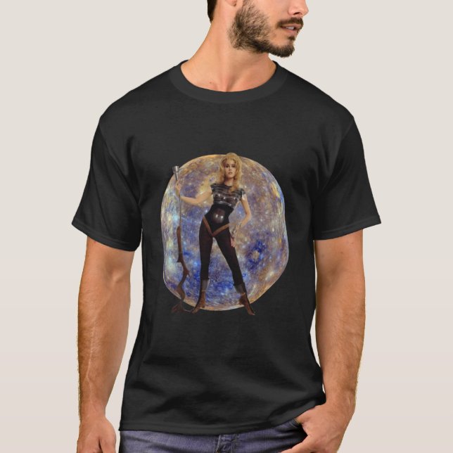 T-shirt Barbarella sauve Mercure  (Devant)
