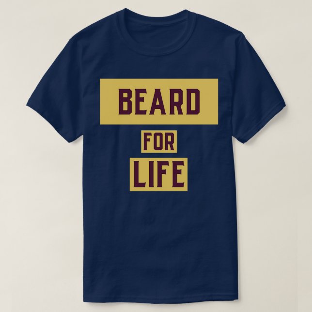 T-shirt Barbe à vie 2 (Design devant)