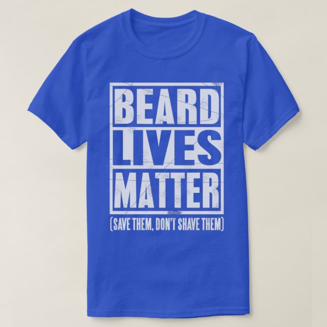 T-shirt Barbe barbe à barbe entière cadeau barbe à barbe 4 (Design devant)