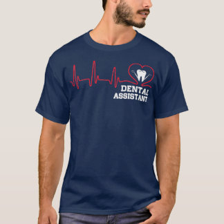 T-shirt Barbe cardiaque Dental Assistant