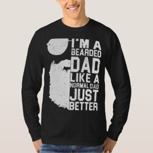 T-shirt Barbe de papa barrée Humour Idée de Fête des pères