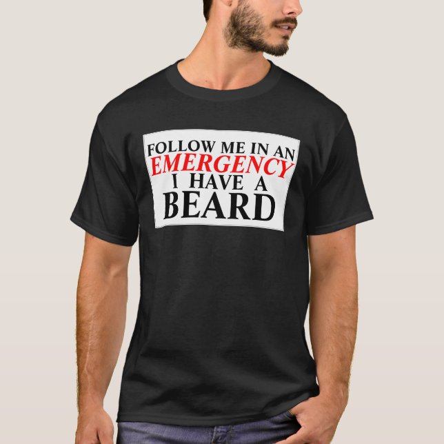T-shirt Barbe de secours (Devant)