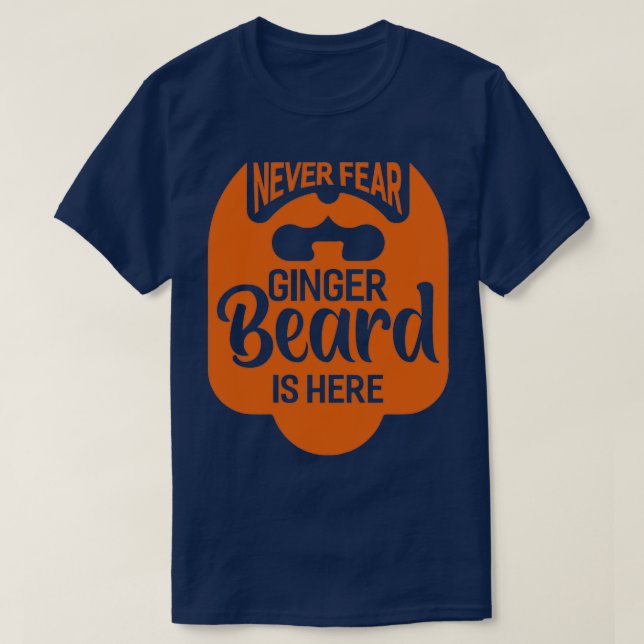 T-shirt Barbe Portée Collie Moustache Cadeau de cheveux fa (Design devant)