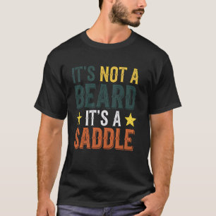 T-shirt Barbe Selle Cow-boy Rodéo Country Western Équitati