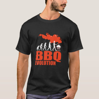 T-shirt Barbecue barbecue Evolution Funny Grill