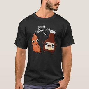 T-shirt Barbecue Funny Barbecue Pun Dark BG