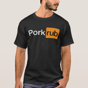 T-shirt Barbecue "Pork Rub" Funny BBBQ
