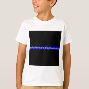 T-shirt Barbelé Blue Line de corrections