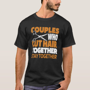 T-shirt Barber Couple Coiffeur Coiffeur Beille de cheveux 