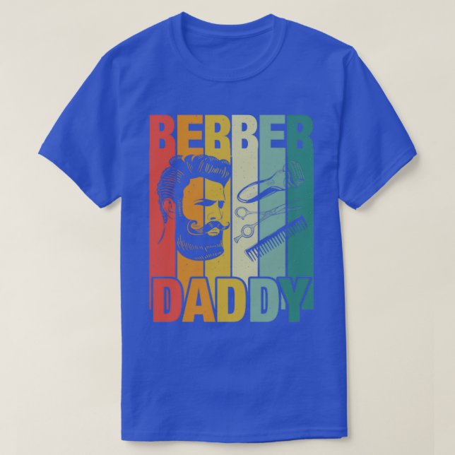 T-shirt Barber Daddy Cadeau Exclusif Pour Barber (Design devant)