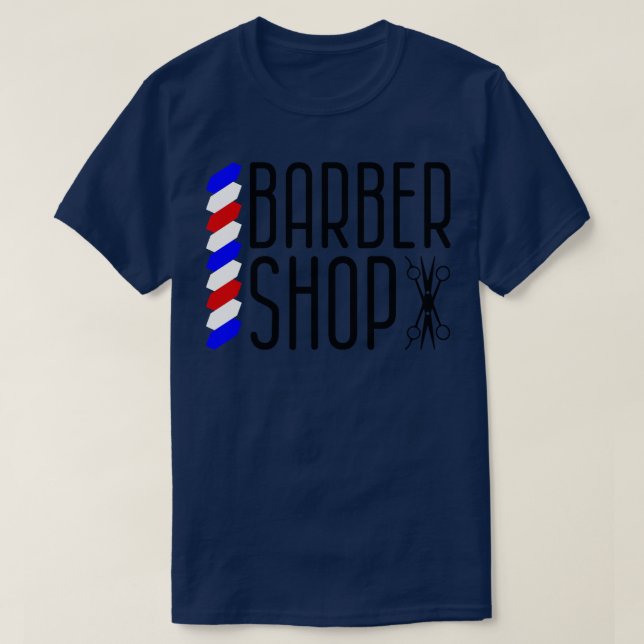 T-shirt Barber Shop (Design devant)