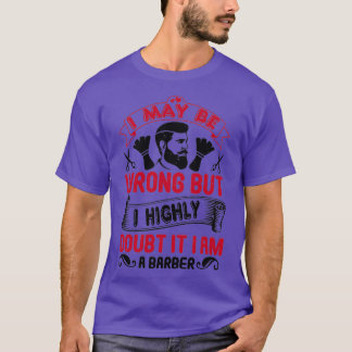 T-shirt Barber Shop Haircut barbe Coiffeur Cadeau 15