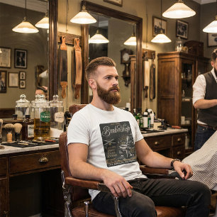 T-shirt Barbershop Retro Haircut Shaves